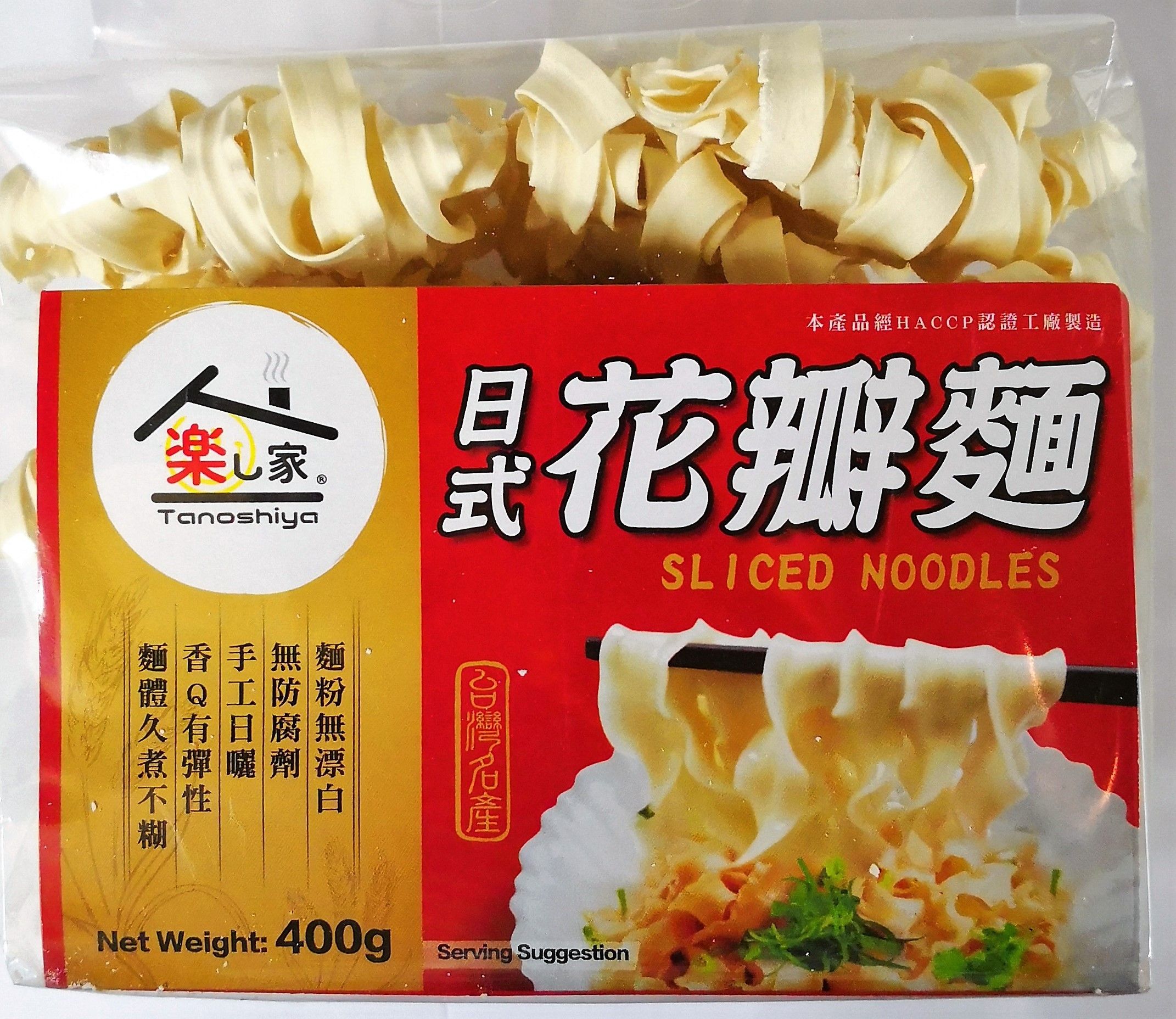 TANOSHIYA乐之家 日式花瓣面 400g